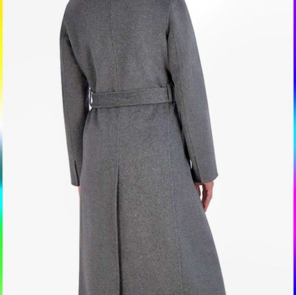 TAHARI DOUBLE FACE FABRIC COAT - Picture 3 of 13